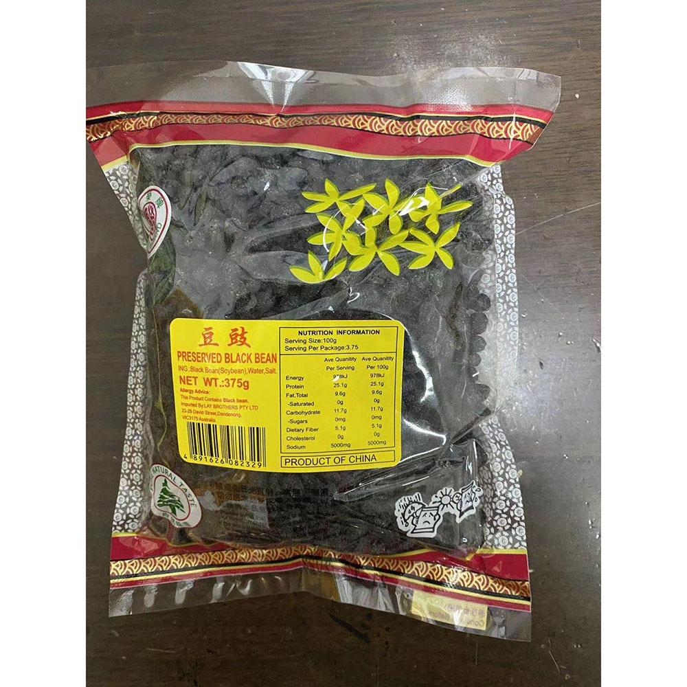 375G Vacuum Salted Black Bean