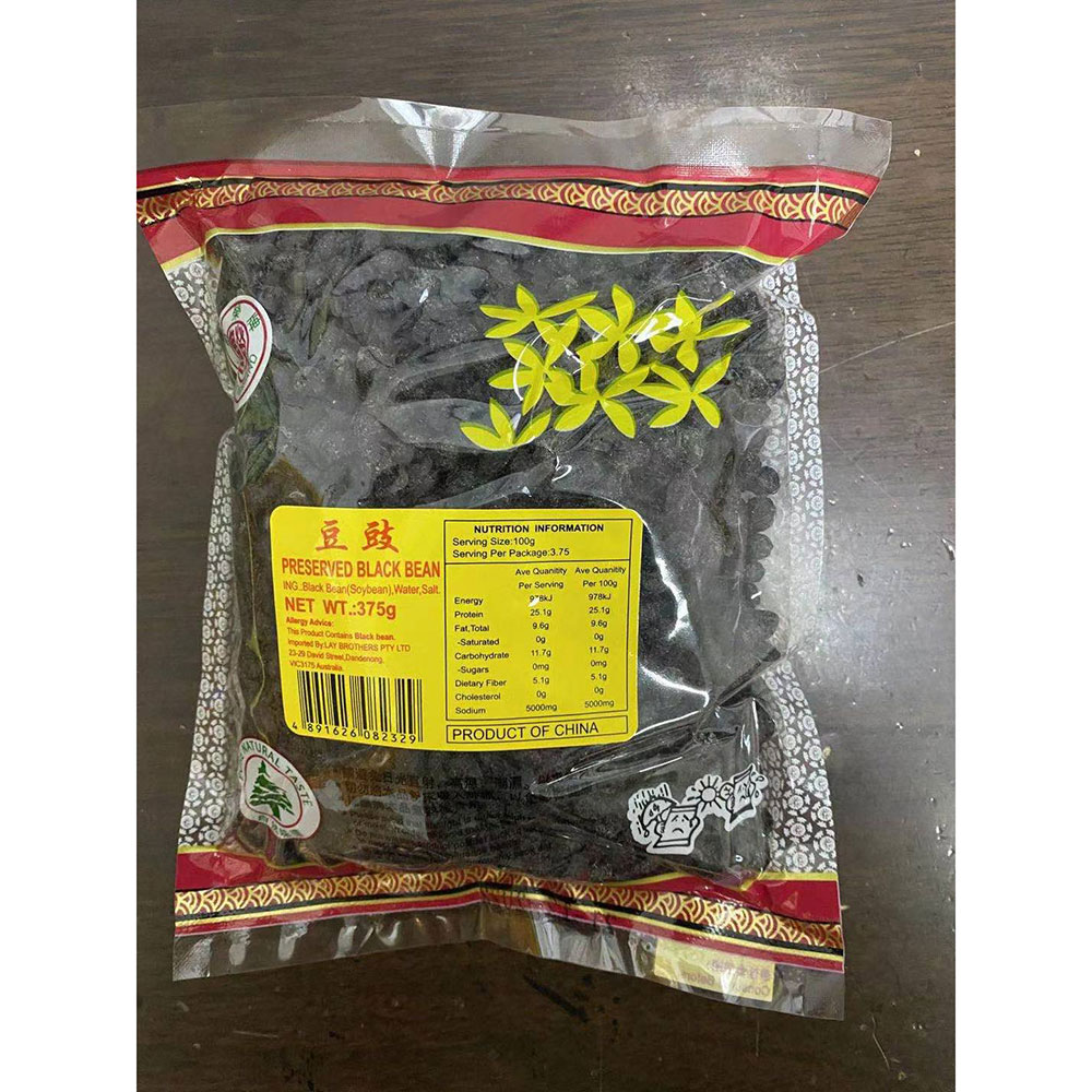 375G Salted Black Bean