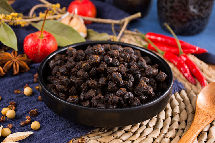 400G Salted Black Beans with Ginger Canned